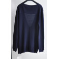 Pure Colour V Neck Man Sweater Cardigan